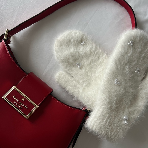 Kate Spade Red Reegan Small Shoulder Bag - Picture 4 of 4